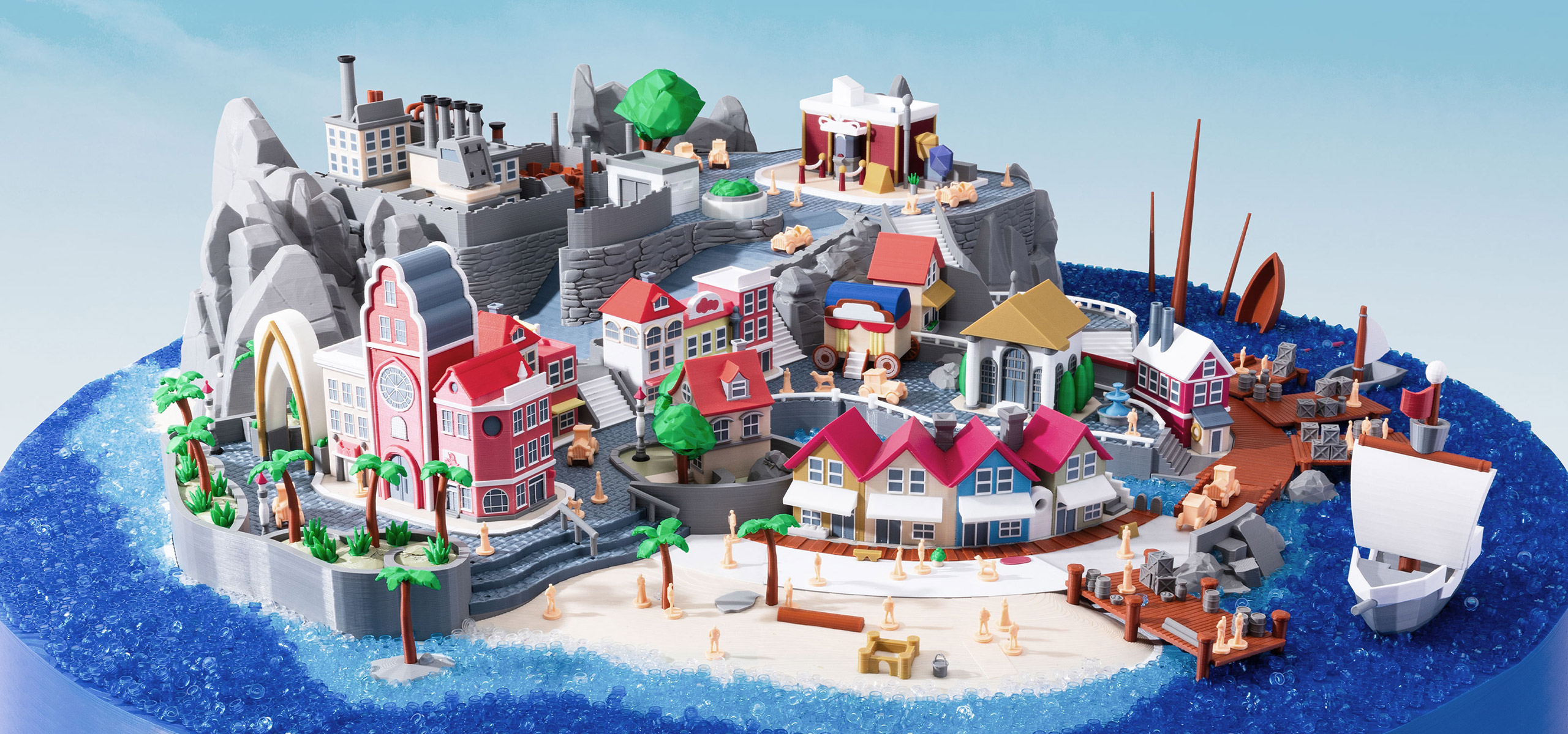 Minyatür Ada 3D Baskı