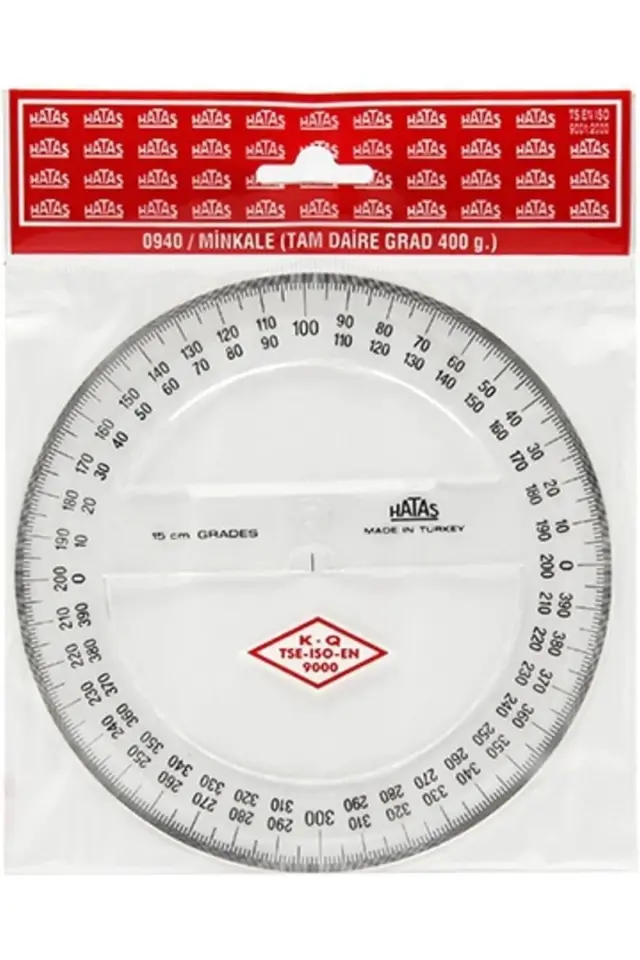 15cm Tam Daire Plastik Minkale İletki / 0920
