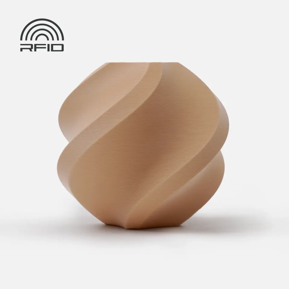 Bambu Lab PLA Matte-Latte Brown 1Kg Filament - Refill