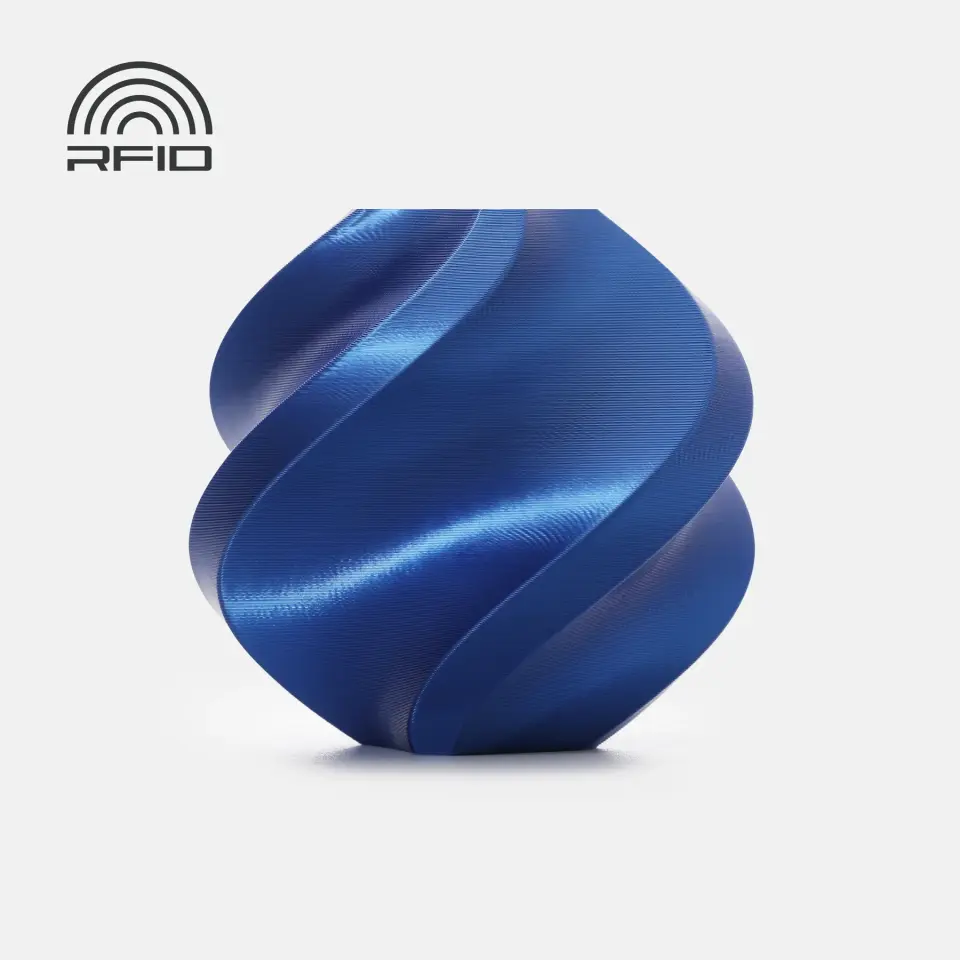 Bambu Lab PLA Silk-Blue 1Kg Filament