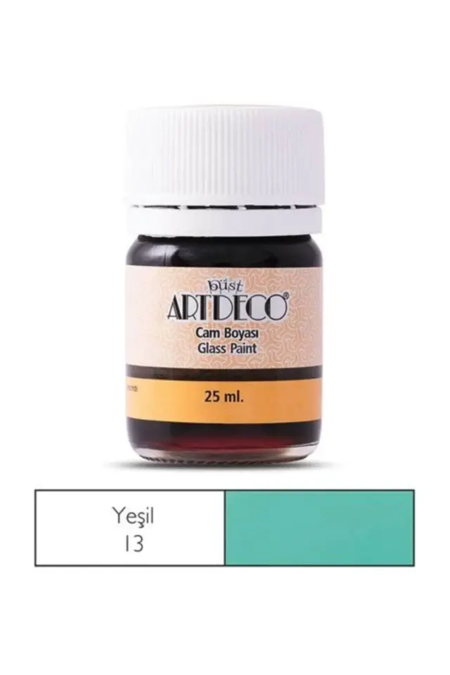 Cam Boyası 25 ml Yeşil