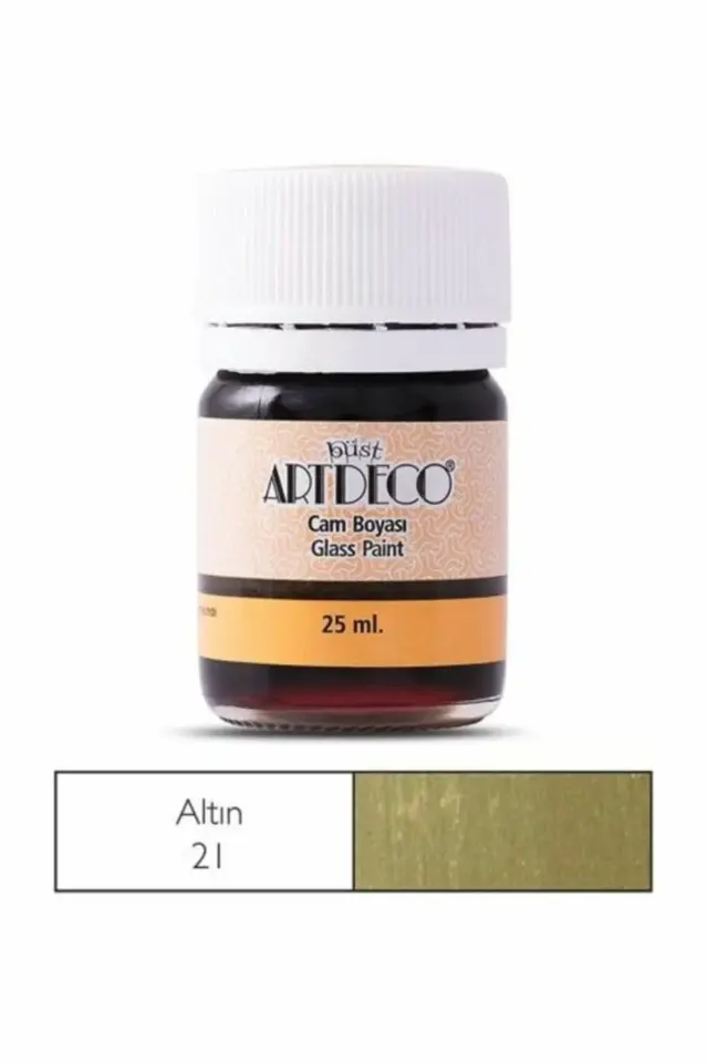 Cam Boyası 25ml - Altın