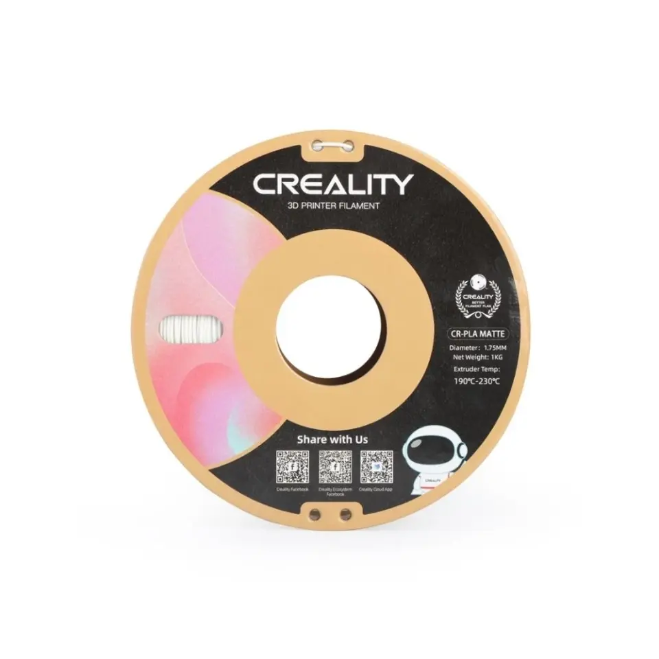Creality CR Pla Matte Filament Gypsum Beyaz 1Kg 1.75mm