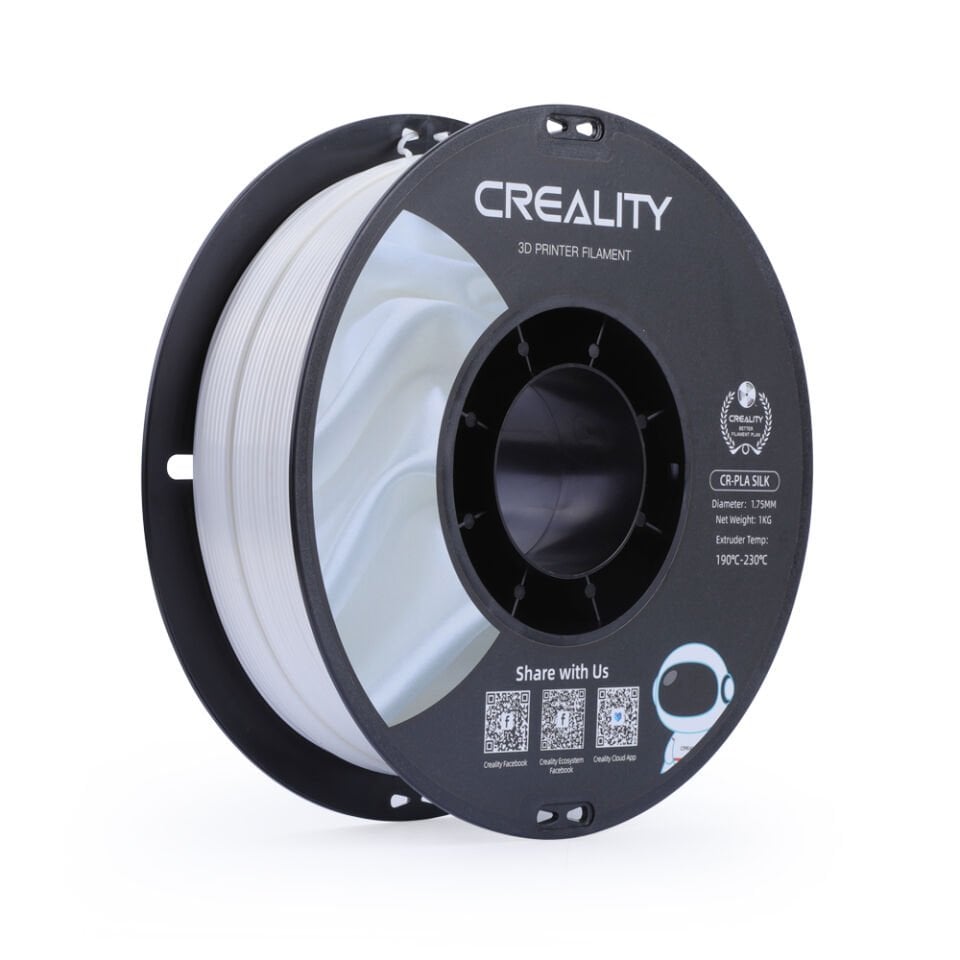 Creality CR-PLA Silk Beyaz Filament 1.75mm 1000gr