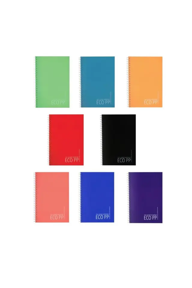Eco Pp 100 Yp. A4 Spiralli Pp. Kapak Defter Çizgili