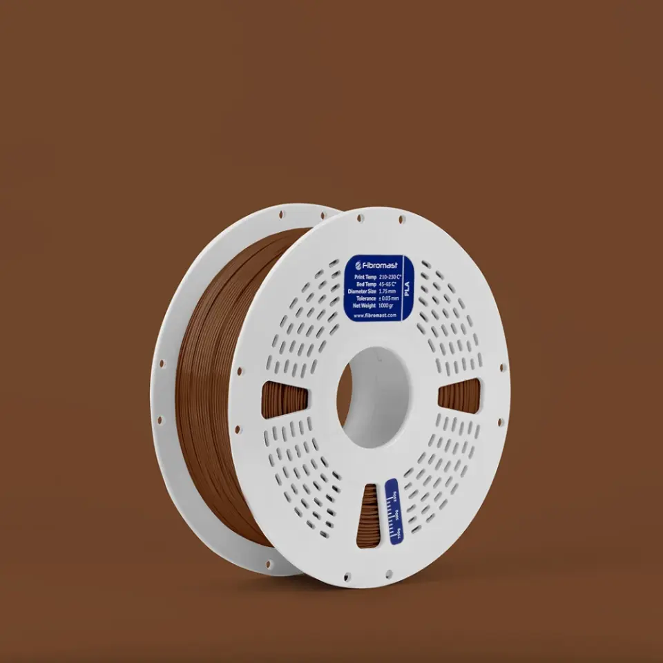 Fibromast PLA Kahverengi Filament 1 Kg 1.75mm