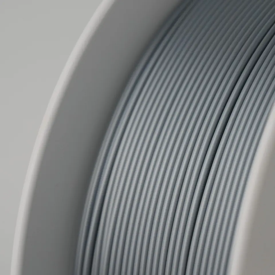 Fibromast Silk PLA Gümüş Gri Filament 1 Kg 1.75mm