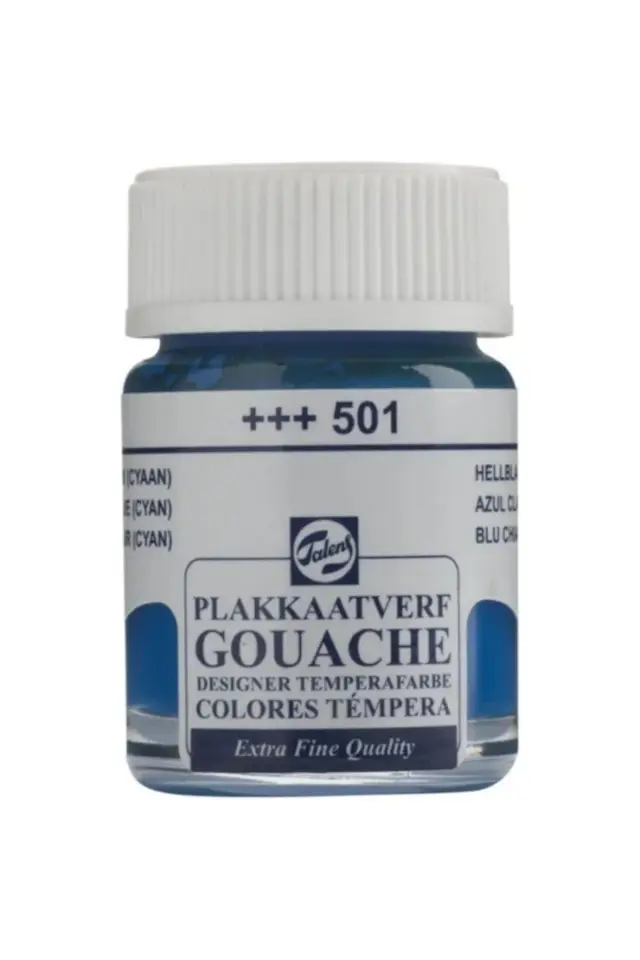 Gouache Jar 16ml Guaj Boya Lıght Blue Cyan / 501