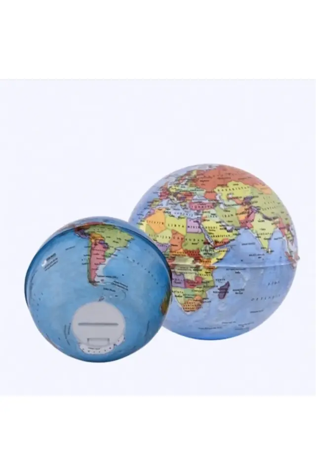 GÜRBÜZ MİNİ GLOBE BANK SİYASİ KÜRE KUMBARA 10 CM
