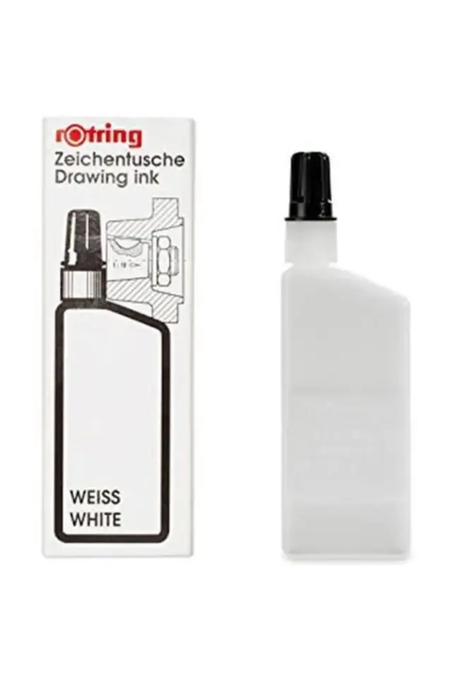 Rapido, Çini Mürekkebi 23 ml Beyaz / S0216550