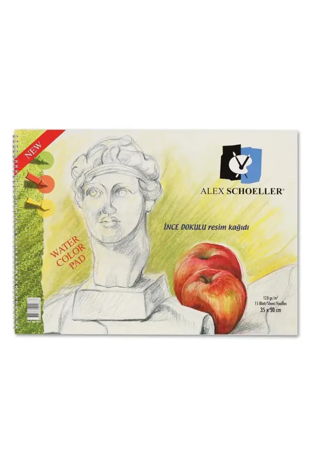 Resim Defteri 35x50 120 gr 15 Yaprak Alx-833 /alex