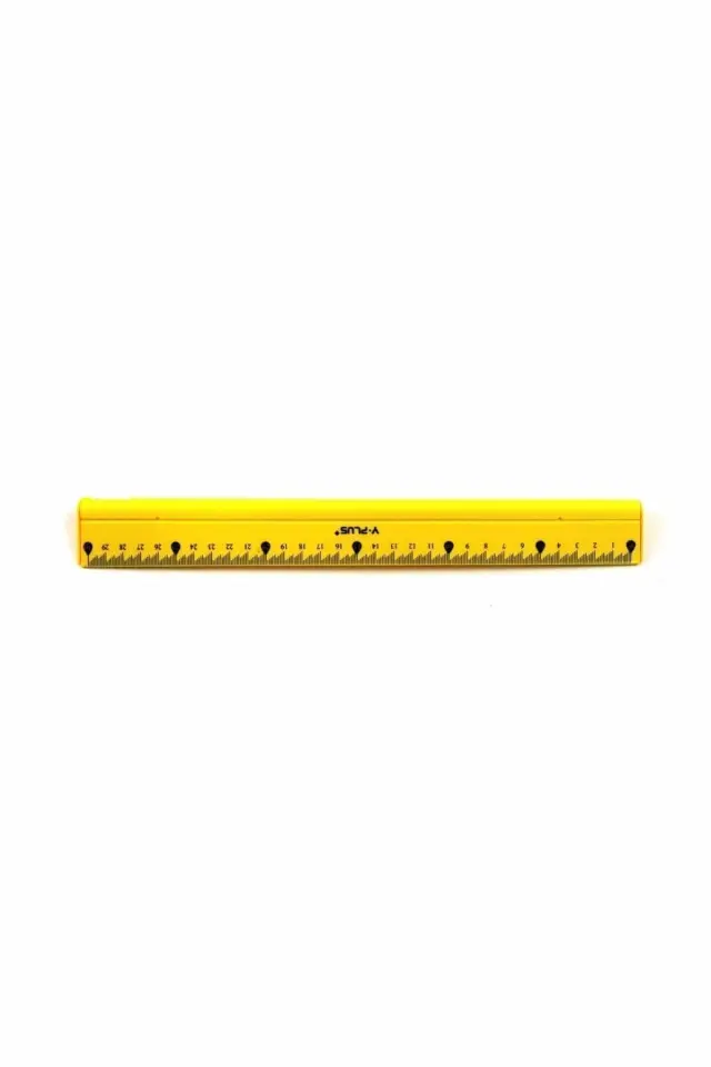 Y-plus 4in1 30 Cm Yeşil Cetvel