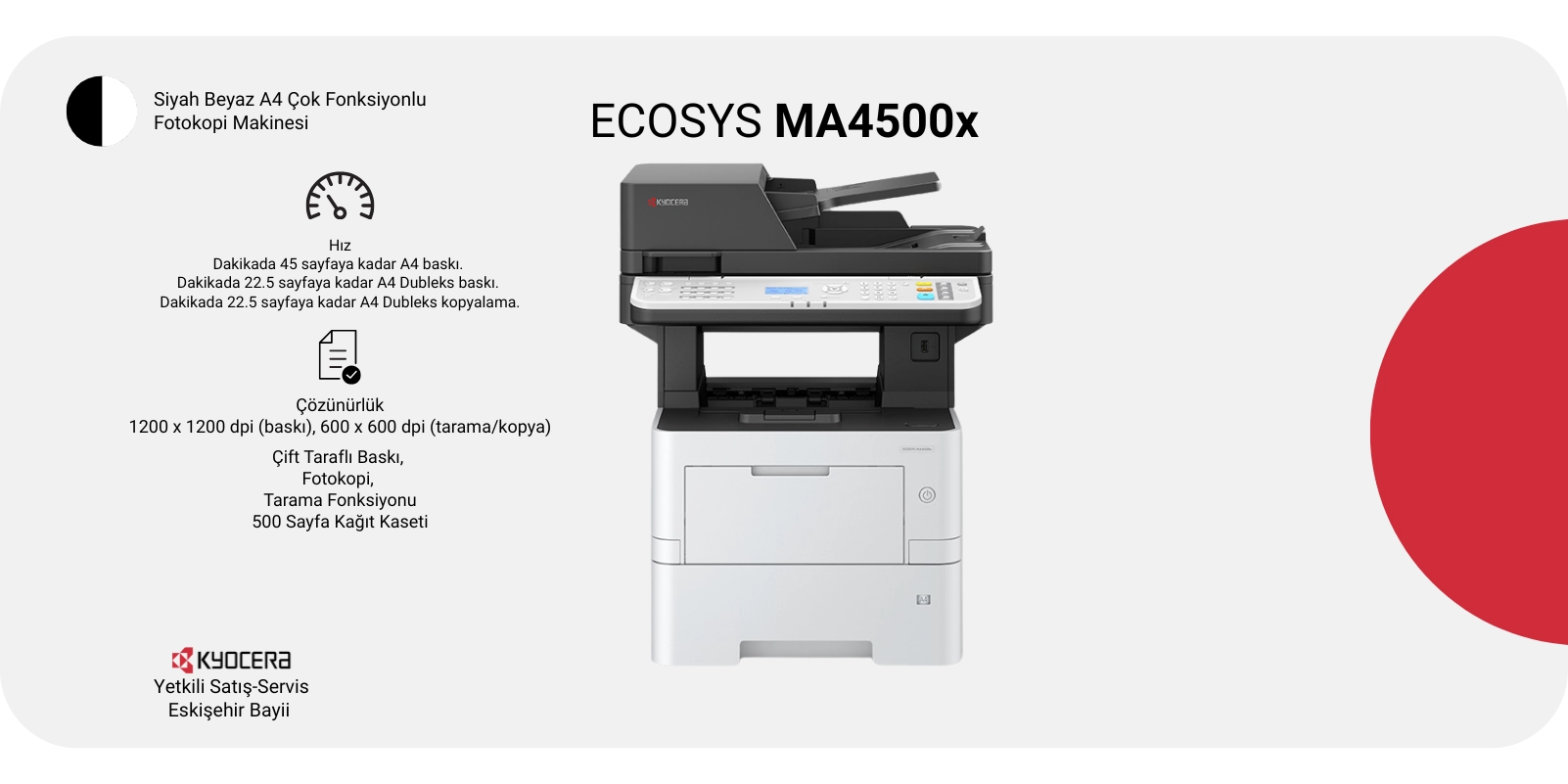 KYOCERA ECOSYS MA4500X