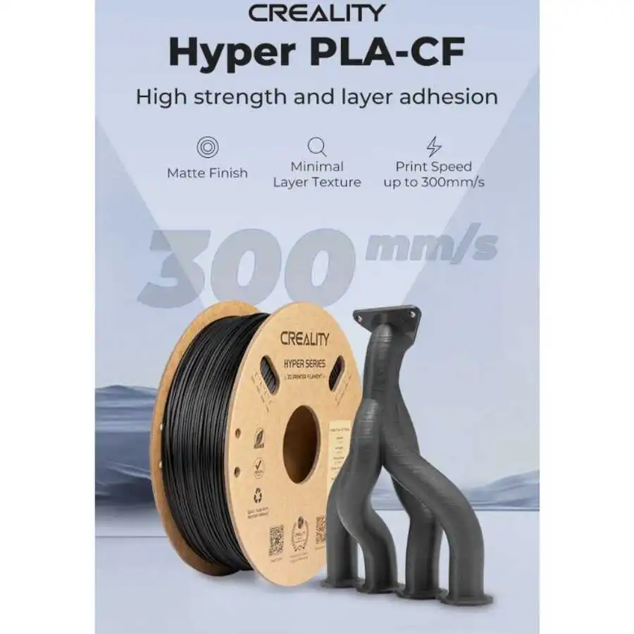 Creality Hyper PLA-CF Siyah Filament 1Kg 1.75mm