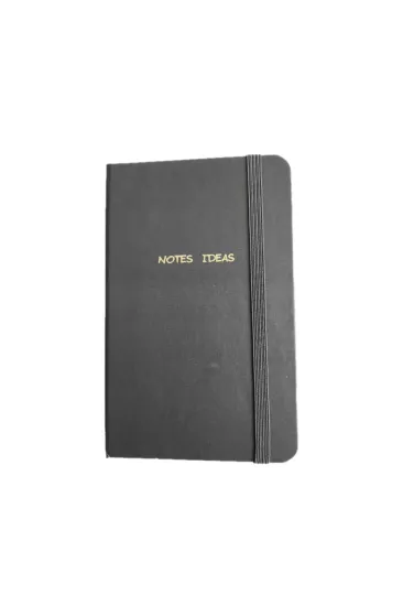 80 Yaprak Çizgili Lastikli Sert Kapak A6 Not Defteri