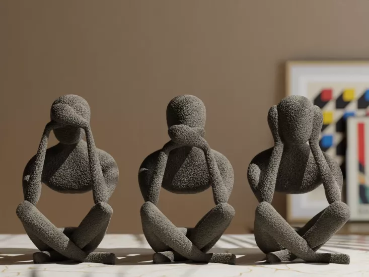 Görmedim Duymadım Bilmiyorum Biblo