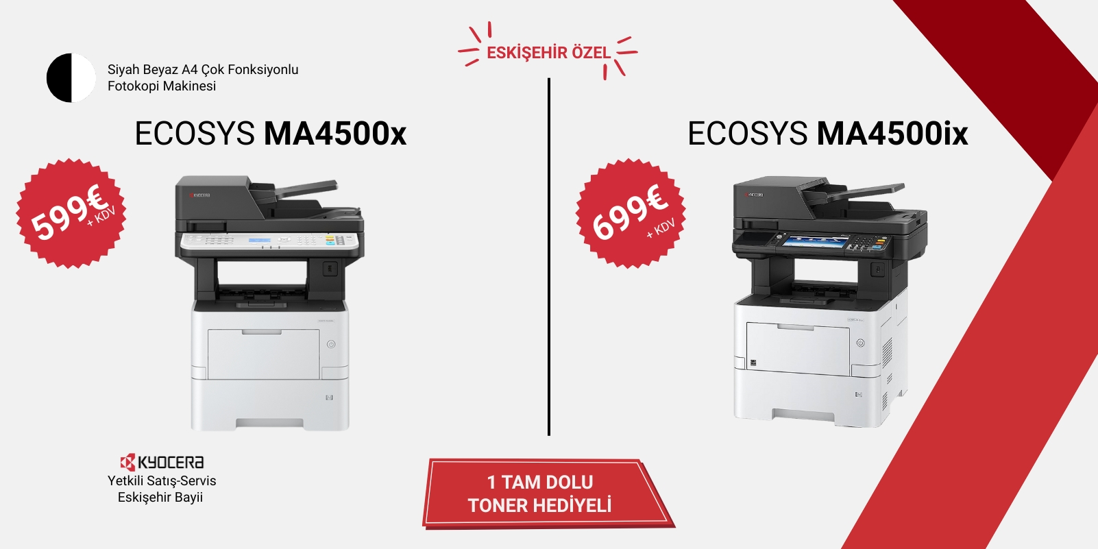 Kyocera MA4500 serisi Kampanyaları